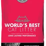 World's Best מצע מתגבש לחתולים וורלד בסט אדום למספר חתולים